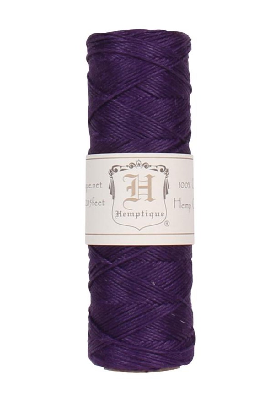 Hemptique 0.5mm #10 Hemp Cord Spools Jewelry Making Macrame Crochet Crafting Gift Wrapping Outdoor Gardening